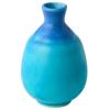 Бутилка за саке TURQUOISE, син, керамика, MIJ