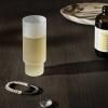 Чаша за дълги напитки RIPPLE 300 ml, комплект от 4 бр., бял, твърди LIVING