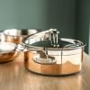 Тиган за сосове COPPERBOND 22 см, 3,8 л, меден, Hestan