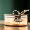 Тиган за сосове COPPERBOND 22 см, 3,8 л, меден, Hestan