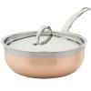 Дълбок тиган соте COPPERBOND 24 см, 3,3 л, меден, Hestan