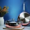 Дълбок тиган соте COPPERBOND 28 см, 4,7 л, меден, Hestan