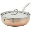 Дълбок тиган соте COPPERBOND 28 см, 4,7 л, меден, Hestan