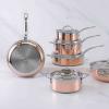 Универсален тиган COPPERBOND 22 см, меден, Hestan