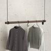 215942 1 vesak na obleceni swing 110 cm tmave hneda drevo lind dna