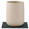 215873 4 podtacek square nupo 10 x 10 cm tmave zelena kuze lind dna