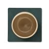 215873 5 podtacek square nupo 10 x 10 cm tmave zelena kuze lind dna