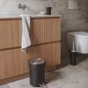 215705 2 koupelnovy odpadkovy kos citadel 5 l cerna plast nerezova ocel eva solo