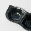 216641 2 miska na omacku triple pod 3 x 40 ml modra keramika mij