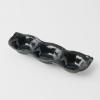 216641 3 miska na omacku triple pod 3 x 40 ml modra keramika mij
