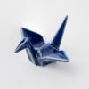 217118 1 oblazek na odlozeni hulek origami crane modra keramika mij