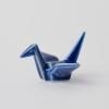 217118 2 oblazek na odlozeni hulek origami crane modra keramika mij