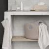 217634 4 ulozny kos tiggy 42 x 29 cm rustikalni hneda plst blomus