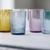 219134 2 sklenice na vodu kusintha 280 ml sada 4 ks zelena sklo bitz