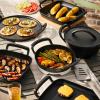 224703 2 venkovni grilovaci kos bbq 30 cm cerna litina le creuset