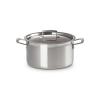 223518 kastrol classic 24 cm 6 l stribrna nerezova ocel le creuset