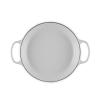 223980 8 kastrol signature 26 cm 2 2 l white litina le creuset