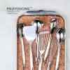 225645 4 lzice na spagety provisions 33 cm stribrna nerezova ocel hestan